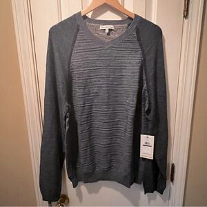 CALVIN KLEIN Men’s Blue Inkwell Heather Sweater- XXL- NWT